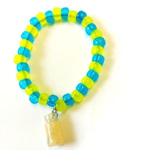 Kawaii lemonade mason jar kandii bracelet